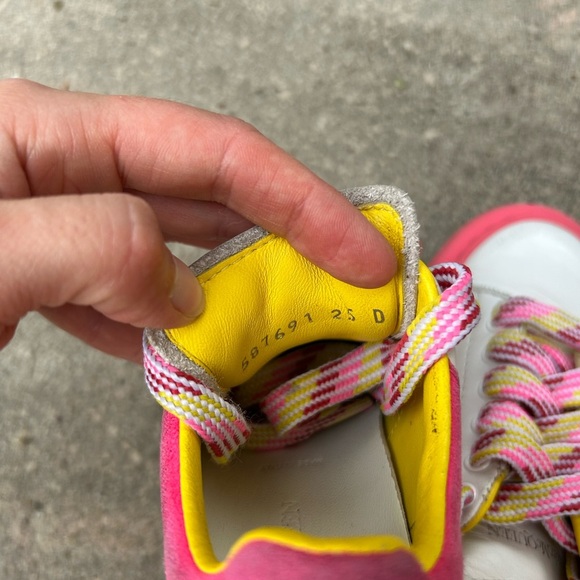 Alexander McQueen Girl's Colorblock Leather Platform Sneakers - Picture 6 of 8